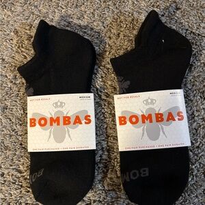 Bombas Women’s Black Athletic Socks Size Medium